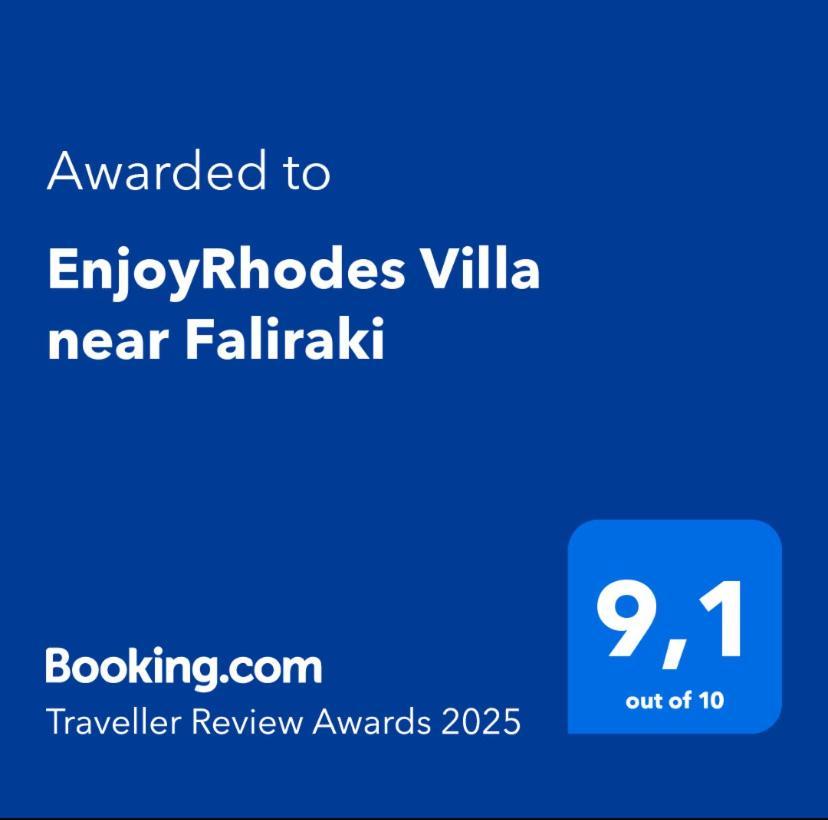 Enjoyrhodes Villa Near Faliraki Kalithies Exterior foto